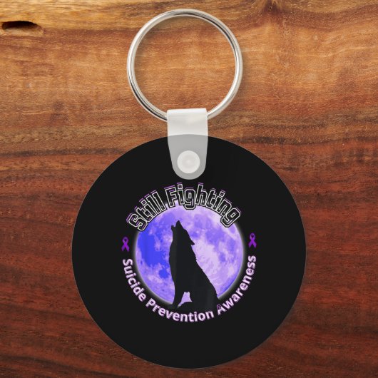 Wolf Design Sleutelhanger (Voorkant)