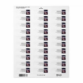 Wolf die door het universum glijdt etiket (Full Sheet)