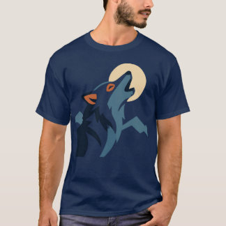 Wolf die naar de Maan huilt Hoodie – Laat de Alph T-shirt