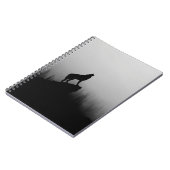 Wolf die op de maan huilt notitieboek (Linkerzijde)