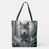 Wolf Dier Tote Bag (Voorkant)