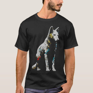 Wolf Dieren Kunst familie T-shirt