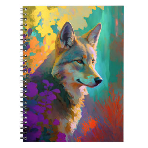 Wolf Dierenportret Schilderij Wildlife Outdoors Notitieboek