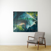 Wolf Dierenportret Schilderij Wildlife Outdoors Wandkleed (In Situ (horizontaal))