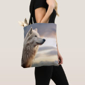 Wolf Dierlijke Natuur Majestueuze Wildernis Tote Bag (Dichtbij)