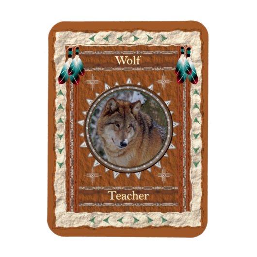 Wolf Docent Energie Magneet (Verticaal)