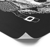 Wolf Dog Motorcycle Rider Poster (Hoek)