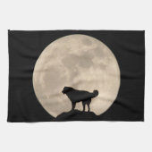 Wolf Dog Towel Sled Hondenliefhebber Art Tea Towel Theedoek (Horizontaal)