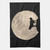 Wolf Dog Towel Sled Hondenliefhebber Art Tea Towel Theedoek (Verticaal)