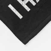 Wolf Dont Judge Me You Cant Handle Fleece Deken (Hoek)