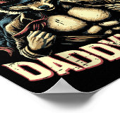 Wolf Dont Worry Kitten Daddys Here Meme Cringe Men Poster (Hoek)