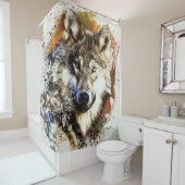 Wolf Douchegordijn (In situ)
