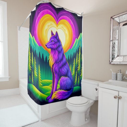 Wolf Douchegordijn (In situ)