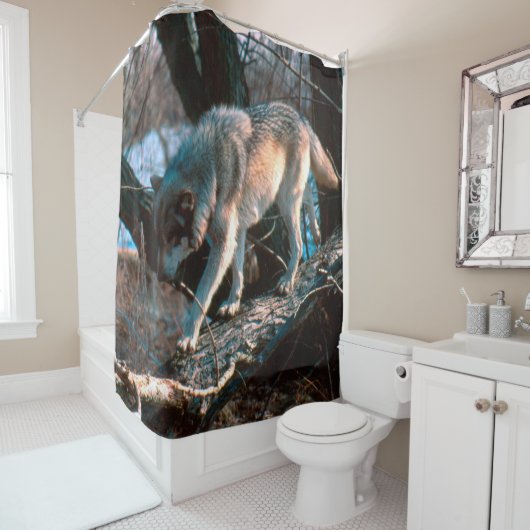 Wolf Douchegordijn (In situ)
