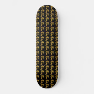 Wolf & Dragon Gold-skateboard Persoonlijk Skateboard