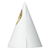 Wolf & Dragon Gold witte wizardparty petten Feesthoedjes (Achterkant)