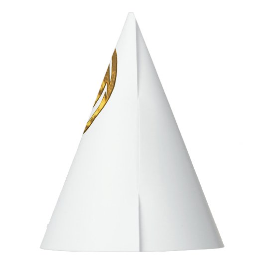 Wolf & Dragon Gold witte wizardparty petten Feesthoedjes (Achterkant)