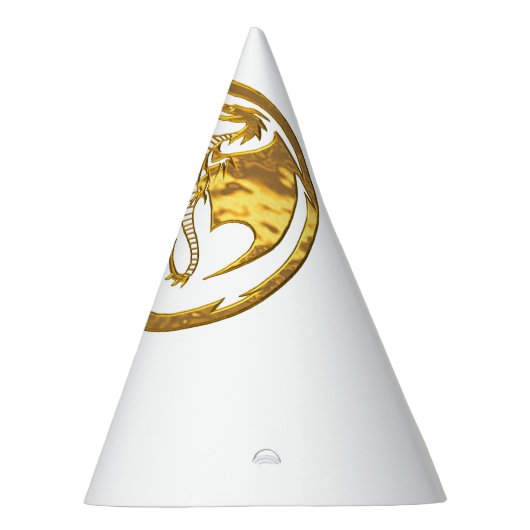 Wolf & Dragon Gold witte wizardparty petten Feesthoedjes (Rechts)