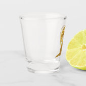 Wolf & Dragon goud schot glas (Links)