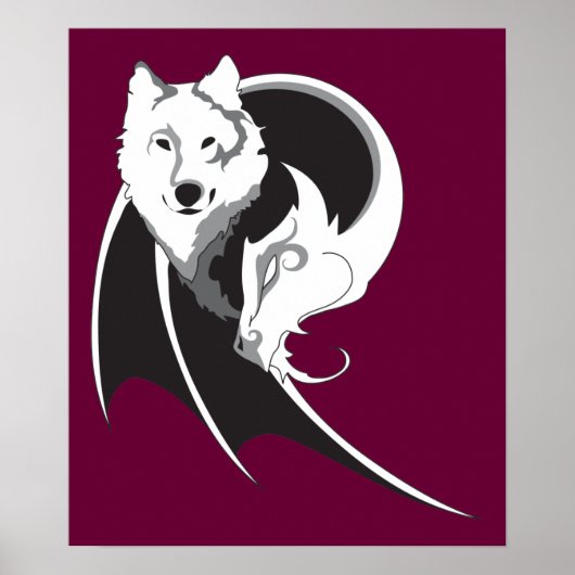 Wolf & Dragon Print (Voorkant)