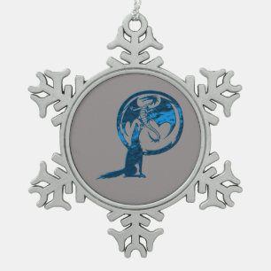 Wolf & Drakenblauw Pewter sneeuwvlok ornament