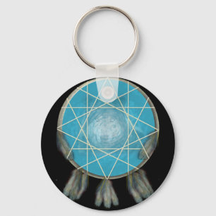 Wolf Dream Catcher Sleutelhanger