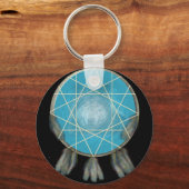 Wolf Dream Catcher Sleutelhanger (Voorkant)