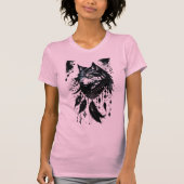 Wolf, Dreamcatcher, Amulet, Talisman T-shirt (Voorkant)