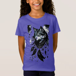 Wolf, Dreamcatcher, Amulet, Talisman T-shirt