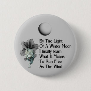 Wolf Dreams Ronde Button 5,7 Cm