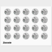 Wolf Dreams Ronde Sticker (Vel)