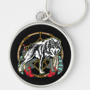 Wolf Dreamweaver Sleutelhanger