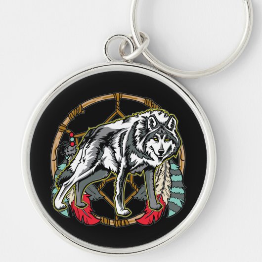 Wolf Dreamweaver Sleutelhanger (Voorkant)