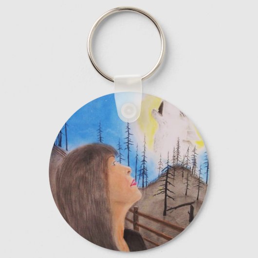 Wolf Dreamweaver Sleutelhanger (Voorkant)