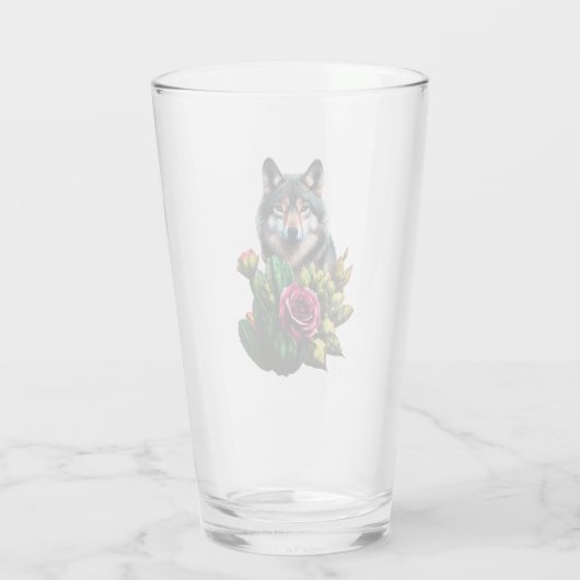 Wolf Drie Glas (Achterkant)