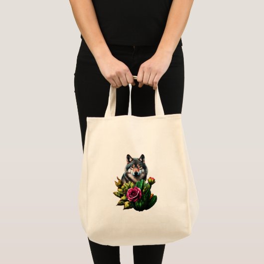 Wolf drie: tote bag (Voorkant (product))