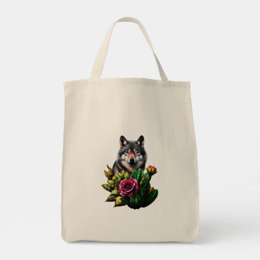 Wolf drie: tote bag (Achterkant)