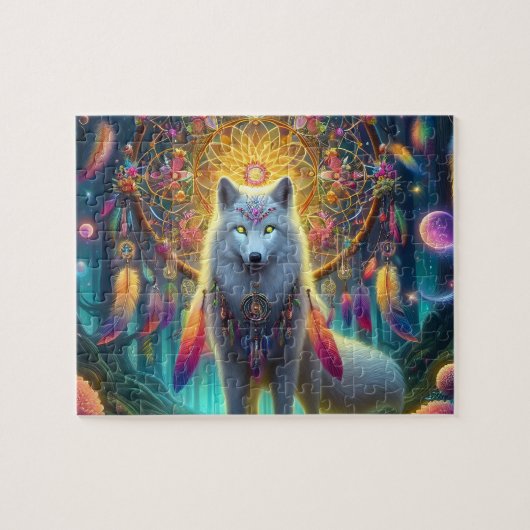 Wolf Droomvanger Legpuzzel (Horizontaal)