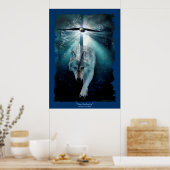 Wolf & Eagle Clan Gathering Wildlife Art Poster (Keuken)