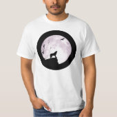 Wolf & Eagle - Full Moon Shirt (Voorkant)