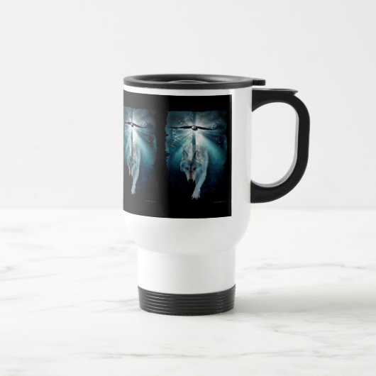 WOLF & EAGLE Wildlife Art Drinkware Reisbeker (Rechts)