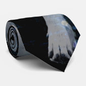 Wolf & Eagle Wildlife Art Stropdas (Opgerold)