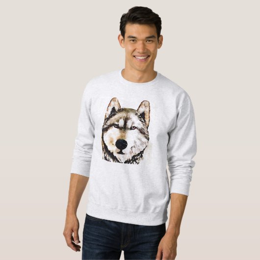 Wolf Earth Tones Trui (Voorkant volledig)