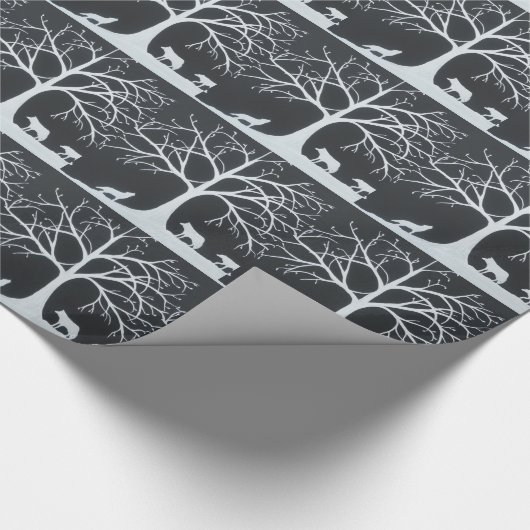 Wolf Eclipse Cadeaupapier (Hoek)