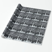 Wolf Eclipse Cadeaupapier (Uitgerold)