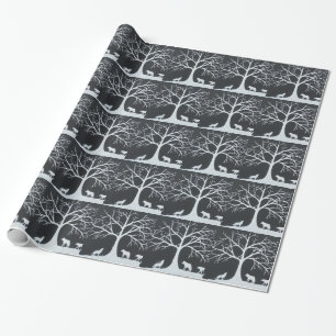 Wolf Eclipse Cadeaupapier