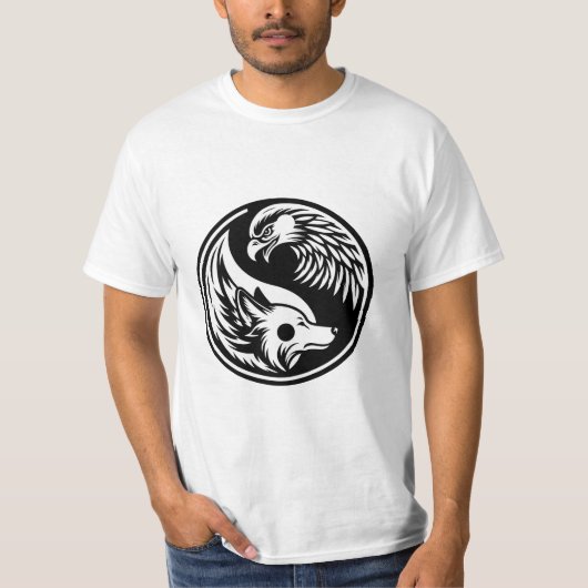 WOLF EN ADELAAR T-SHIRT (Voorkant)