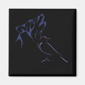 Wolf en Bird Magneet (Voorkant)