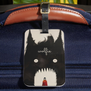 Wolf en de kleine rode mantel bagagelabel