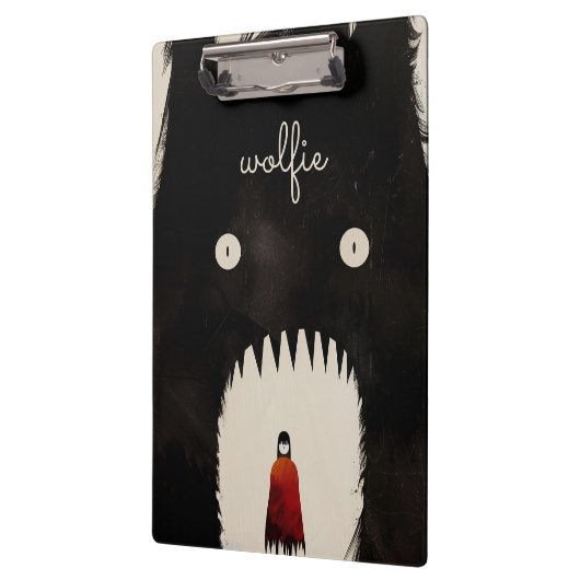 Wolf en de kleine rode mantel klembord (Links)